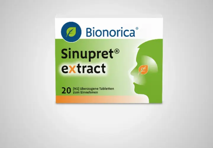 Bionorica Sinupret extract: was hilft gegen Schnupfen. 20 überzogene Tabletten zum Einnehmen.