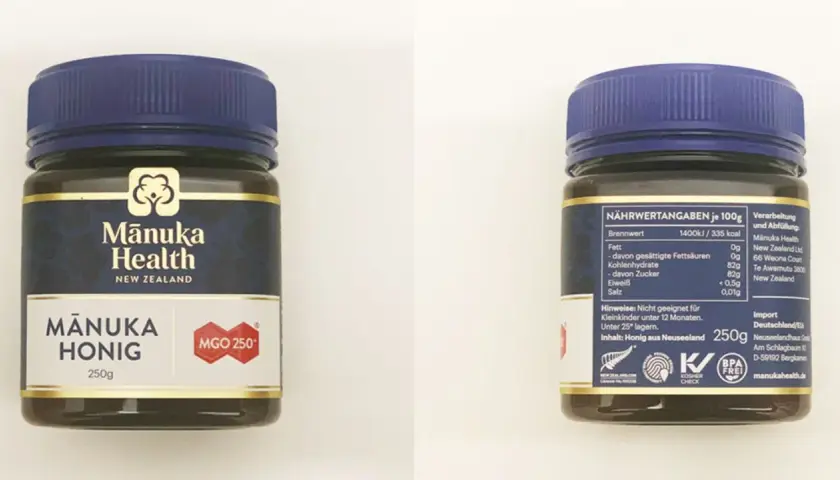 Manuka Health Honig MGO 250+ aus Neuseeland. Die manuka honig wirkung wird durch den MGO-Gehalt bestimmt. 250g Glas.