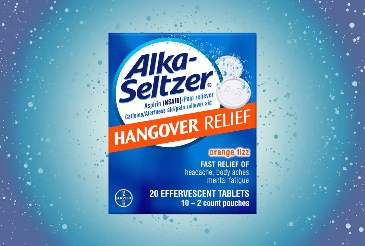 Alka-Seltzer HANGOVER RELIEF: was hilft gegen kater. Schnelle Linderung bei Kopfschmerzen, Gliederschmerzen und mentaler Müdigkeit.
